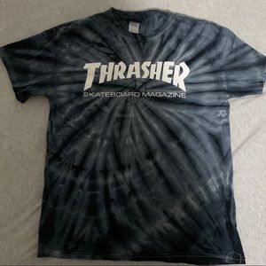 Blue Tie-Dye Thrasher T-Shirt